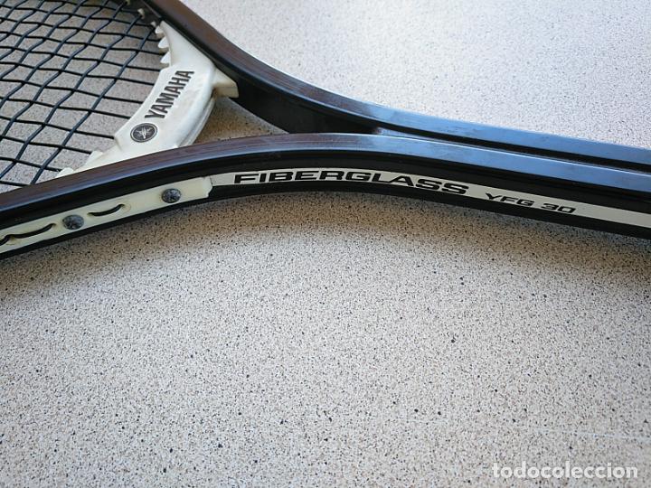 Coleccionismo deportivo: Raqueta de tenis antigua Yamaha - Foto 2