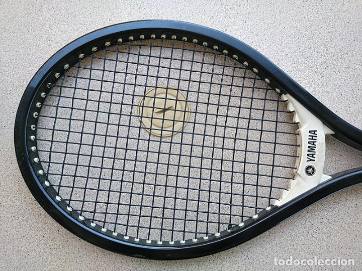 Coleccionismo deportivo: Raqueta de tenis antigua Yamaha - Foto 3