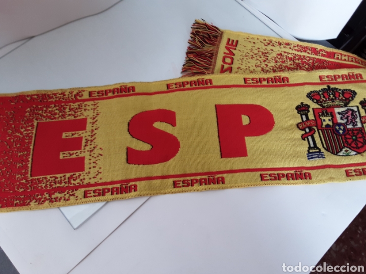 Coleccionismo deportivo: Bufanda Espa&ntilde;a Sport zone - Foto 1
