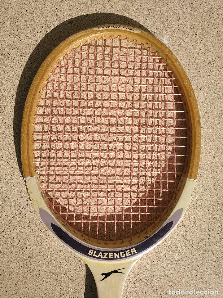 Coleccionismo deportivo: Raqueta de tenis de madera Slazenger Royal Crown - Foto 3