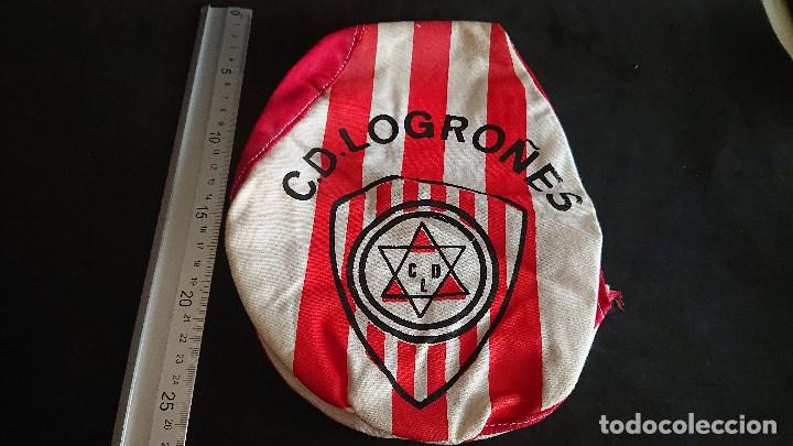 Coleccionismo deportivo: ANTIGUA GORRA DE FUTBOL - CD LOGRO&Ntilde;ES . LEER DESCRIPCION - Foto 1