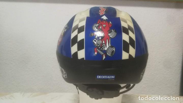 Coleccionismo deportivo: CASCO NI&Ntilde;O O NI&Ntilde;A_VROM RACING BOY DECATHLON_52-56 cms. - Foto 3
