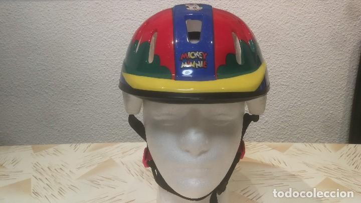 Coleccionismo deportivo: CASCO NI&Ntilde;A O NI&Ntilde;O MICKEY MOUSSE Y MINNIE_50-56 cms. - Foto 1