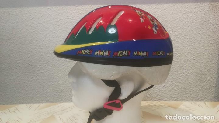 Coleccionismo deportivo: CASCO NI&Ntilde;A O NI&Ntilde;O MICKEY MOUSSE Y MINNIE_50-56 cms. - Foto 2