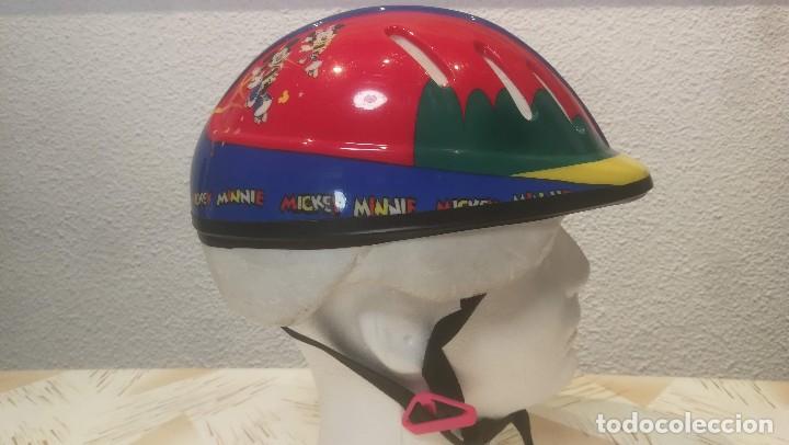 Coleccionismo deportivo: CASCO NI&Ntilde;A O NI&Ntilde;O MICKEY MOUSSE Y MINNIE_50-56 cms. - Foto 4