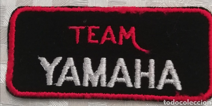 Coleccionismo deportivo: Parche bordado YAMAHA TEAM - Foto 1