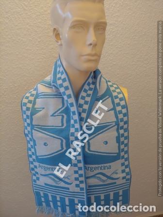 Coleccionismo deportivo: ANTIG&Uuml;A BUFANDA DE ARGENTINA NUEVA - Foto 1