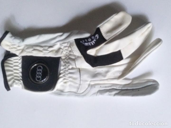 Coleccionismo deportivo: guante de golf de piel talla M mujer Audi - Foto 3