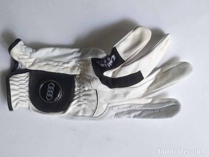 Coleccionismo deportivo: guante de golf de piel talla M mujer Audi - Foto 5