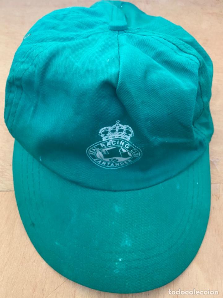 Coleccionismo deportivo: ANTIGUA GORRA RACING SANTANDER FUTBOL - Foto 2