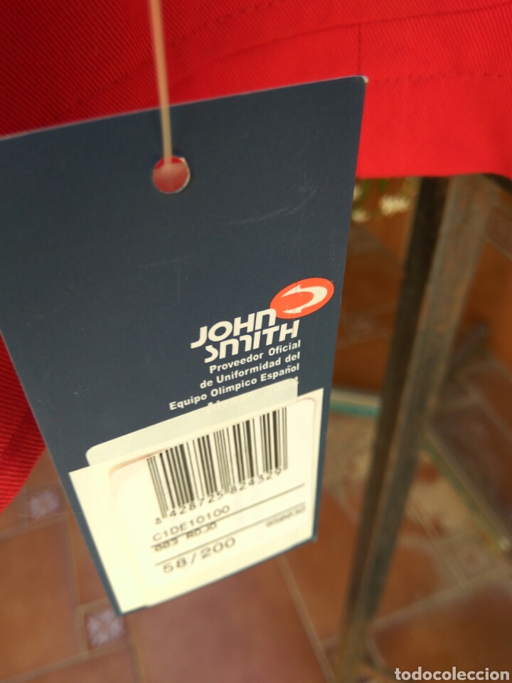 Coleccionismo deportivo: CHAQUETA EQUIPO OL&Iacute;MPICO ESPA&Ntilde;OL JHON SMITH NUEVA - Foto 4