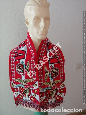 Coleccionismo deportivo: ANTIG&Uuml;A BUFANDA -FOR&Ccedil;A BENFICA - REVERSIBLE - NUEVA SIN ESTRENAR - Foto 1