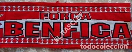 Coleccionismo deportivo: ANTIG&Uuml;A BUFANDA -FOR&Ccedil;A BENFICA - REVERSIBLE - NUEVA SIN ESTRENAR - Foto 2