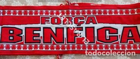 Coleccionismo deportivo: ANTIG&Uuml;A BUFANDA -FOR&Ccedil;A BENFICA - REVERSIBLE - NUEVA SIN ESTRENAR - Foto 4