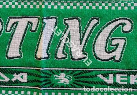 Coleccionismo deportivo: ANTIG&Uuml;A BUFANDA - SPORTING S. C. P. - TORCIDA VERDE - REVERSIBLE - NUEVA SIN ESTRENAR - Foto 5