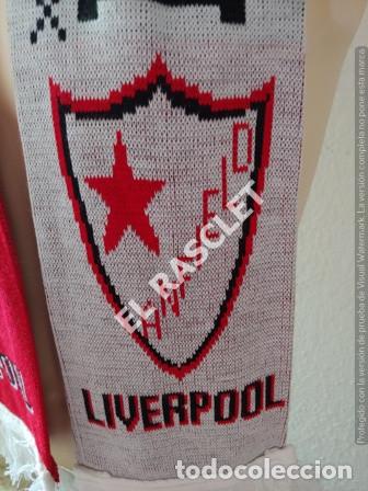 Coleccionismo deportivo: ANTIG&Uuml;A BUFANDA - LIVERPOOL - REVERSIBLE - NUEVA SIN ESTRENAR - Foto 3