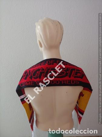 Coleccionismo deportivo: ANTIG&Uuml;A BUFANDA - MANCHESTER - REVERSIBLE - NUEVA SIN ESTRENAR - Foto 4