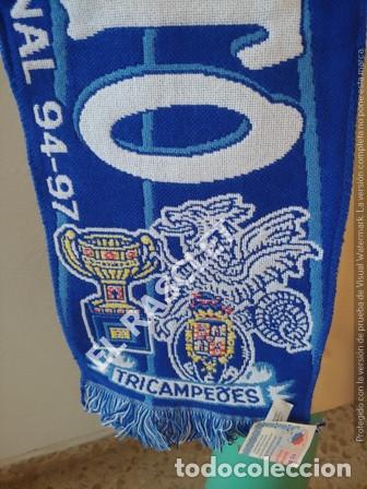 Coleccionismo deportivo: ANTIG&Uuml;A BUFANDA -SUPER PORTO - REVERSIBLE - NUEVA SIN ESTRENAR - Foto 3