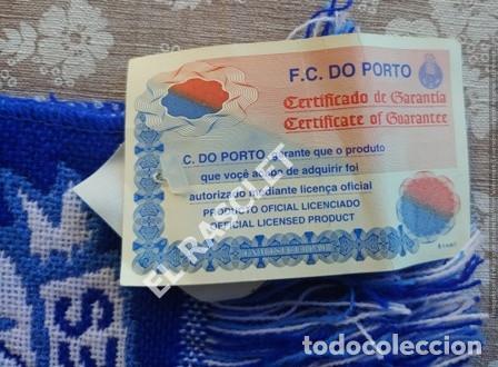 Coleccionismo deportivo: ANTIG&Uuml;A BUFANDA -SUPER PORTO - REVERSIBLE - NUEVA SIN ESTRENAR - Foto 6