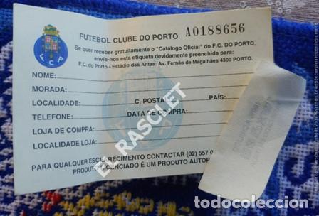 Coleccionismo deportivo: ANTIG&Uuml;A BUFANDA -SUPER PORTO - REVERSIBLE - NUEVA SIN ESTRENAR - Foto 7