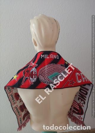 Coleccionismo deportivo: ANTIG&Uuml;A BUFANDA -MILAN CAMPIONE - NUEVA SIN ESTRENAR - Foto 4