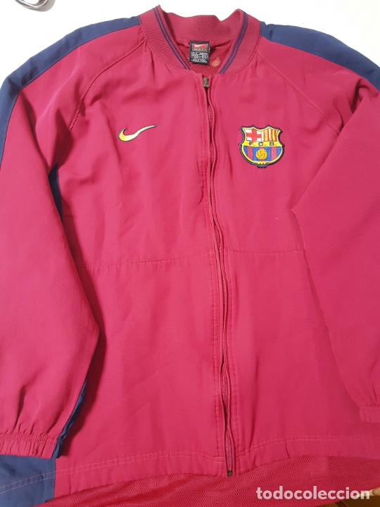 chaqueta chandal-f.c.barcelona-antigua-buen est - venta en todocoleccion