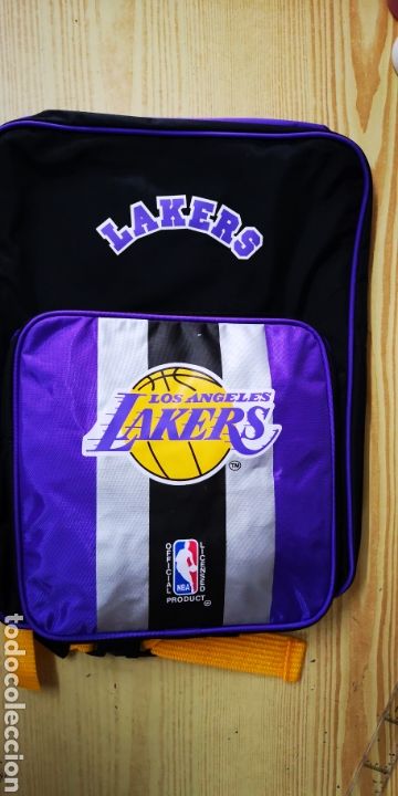 Coleccionismo deportivo: Los Angeles Lakers mochila a estrenar - Foto 4