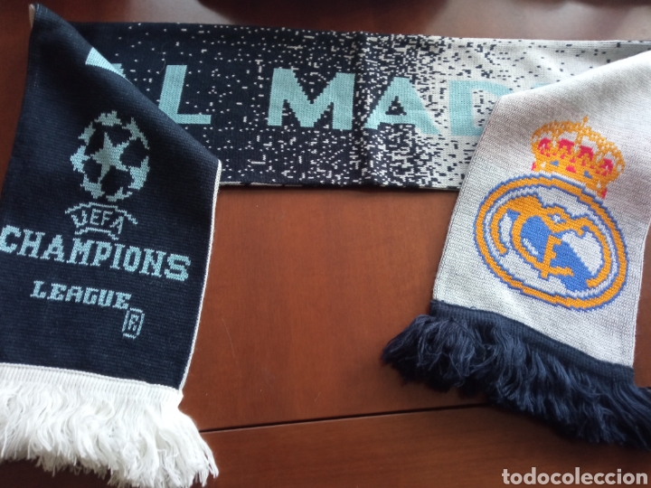 real madrid bufanda scarf football futbol - Compra venta en todocoleccion