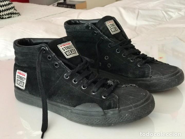 Coleccionismo deportivo: Vision skateboard shoes suede high top 7 US - Foto 2
