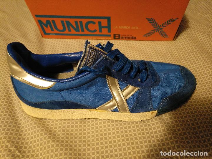 zapatillas munich balonmano vintage años 80 nue - Comprar Complementos  deportes en todocoleccion - 226215050