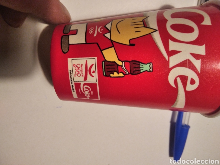 Coleccionismo deportivo: Vaso Coca-Cola cobi Barcelona 92 - Foto 2