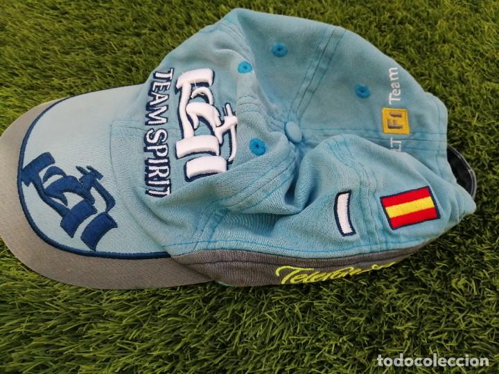 Coleccionismo deportivo: Gorra Fernando Alonso escuder&iacute;a Renault - Foto 4