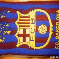 Coleccionismo deportivo: BUFANDA - FOULARD - F.C.B - FUTBOL CLUB BARCELONA - 22 X 130 CM