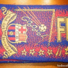 Coleccionismo deportivo: BUFANDA - FOULARD - F.C.B - FUTBOL CLUB BARCELONA - 19 X 130 CM - OFICIAL