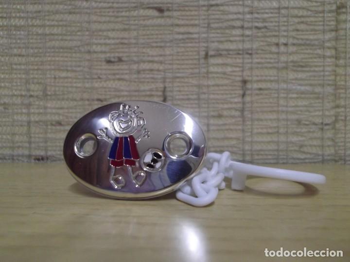 Coleccionismo deportivo: Aguja de pinza en plata con ni&ntilde;o del Bar&ccedil;a.Cunill - Foto 5