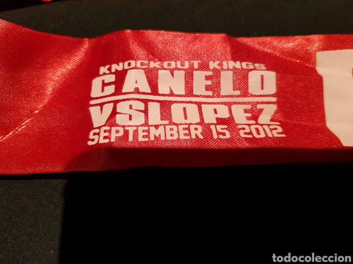 Coleccionismo deportivo: Cinta kick boxing Canelo Vs. L&oacute;pez 15 Septiembre 2012 - Foto 2