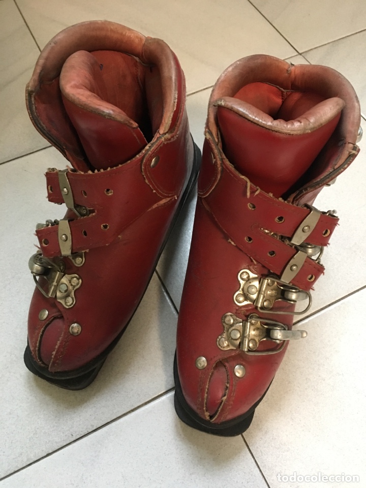 Coleccionismo deportivo: Botas de nieve-ski, n&uacute;mero 38. A&ntilde;o 1971. Marca caber. - Foto 2