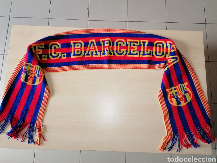Coleccionismo deportivo: Antigua bufanda FC BARCELONA - Foto 1