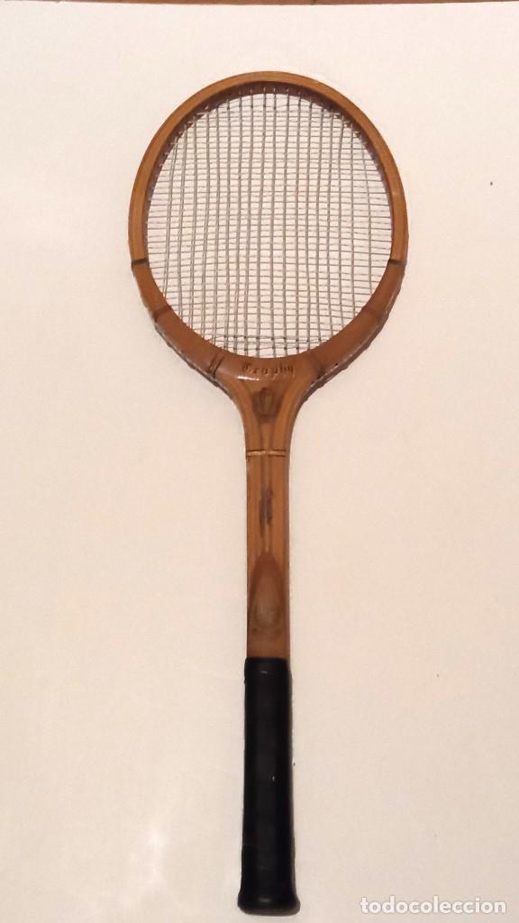 Coleccionismo deportivo: ANTIGUA RAQUETA DE TENIS DE MADERA - Foto 1