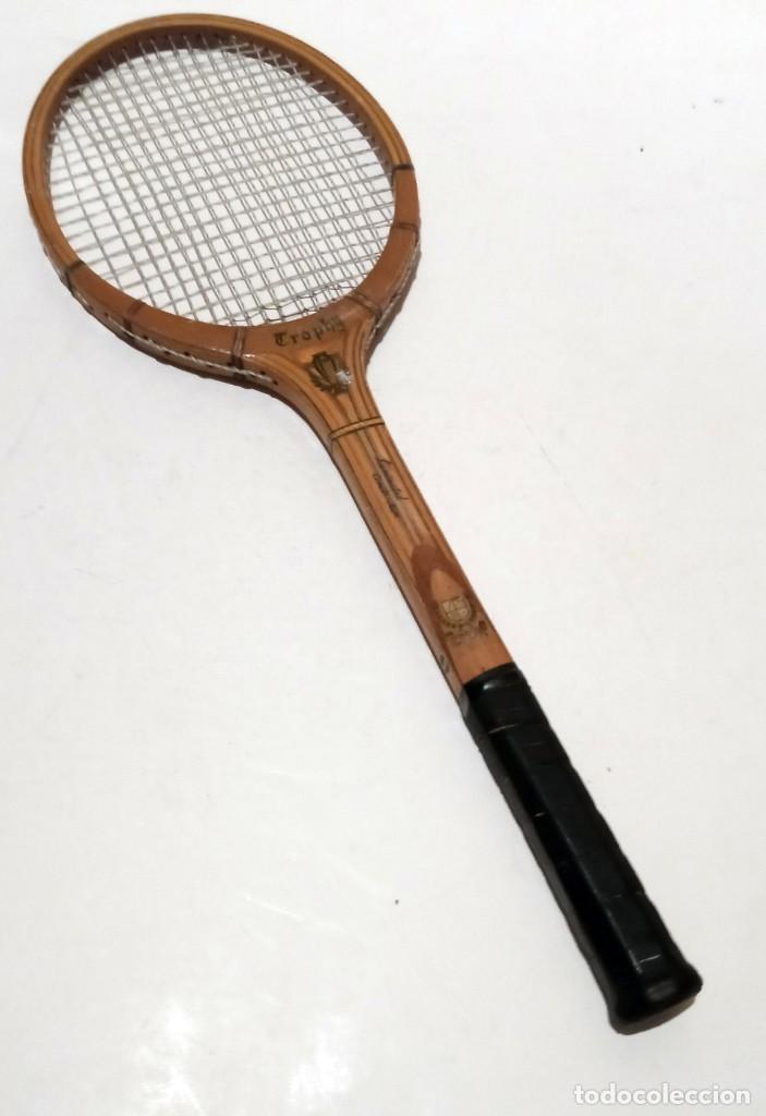 Coleccionismo deportivo: ANTIGUA RAQUETA DE TENIS DE MADERA - Foto 3