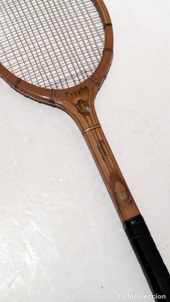 Coleccionismo deportivo: ANTIGUA RAQUETA DE TENIS DE MADERA - Foto 5