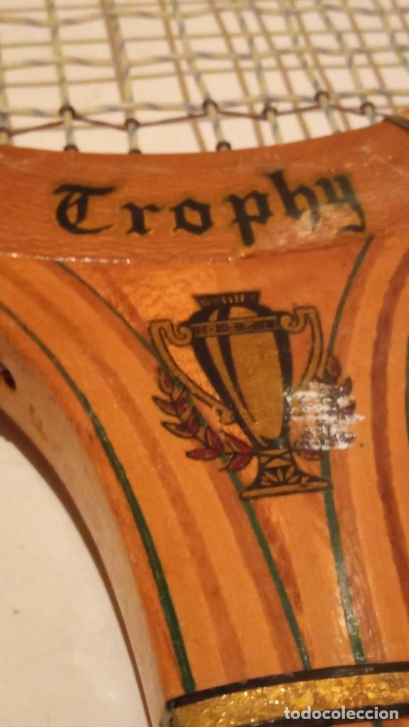 Coleccionismo deportivo: ANTIGUA RAQUETA DE TENIS DE MADERA - Foto 7