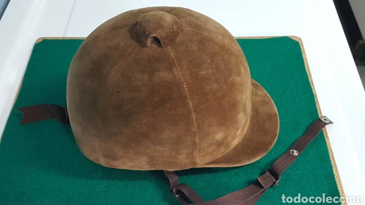 Coleccionismo deportivo: CASCO AMAZONA TECIOPELO TALLA 6, 5/8 . 54 - Foto 3