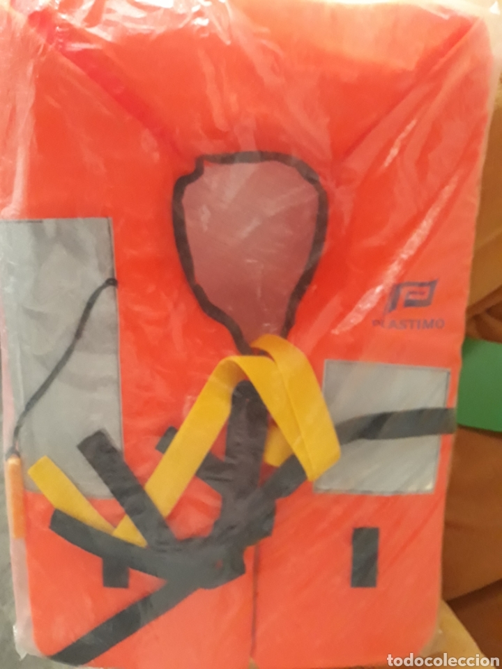 Coleccionismo deportivo: Chaleco salvavidas PLASTIMO. - Foto 1