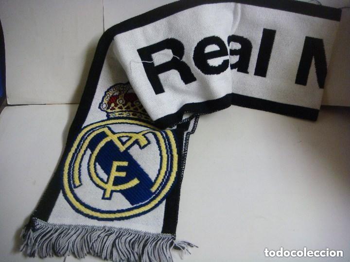 Coleccionismo deportivo: BUFANDA DEL REAL MADRID OFICIAL.NUEVA-(&) - Foto 1
