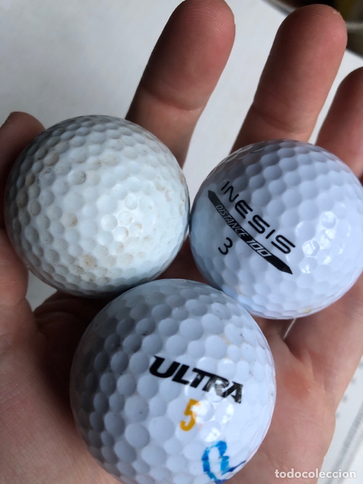 Coleccionismo deportivo: (I) Lote tres pelotas - bolas de golf - Foto 1