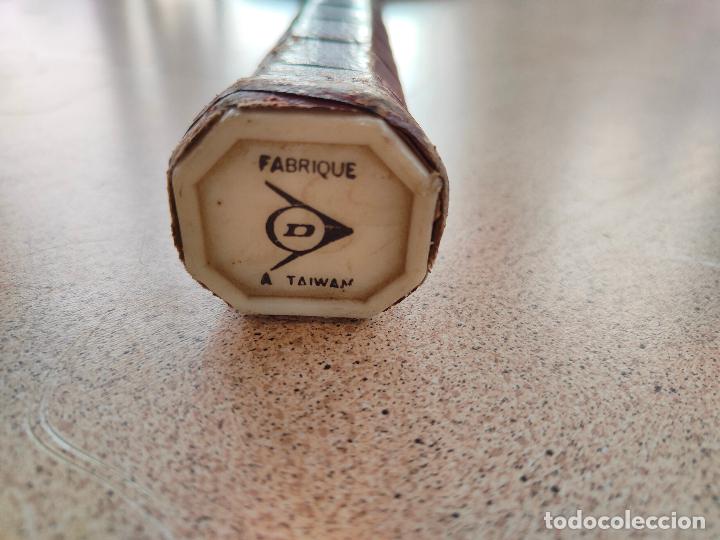 Coleccionismo deportivo: Raqueta de tenis antigua de madera Dunlop - Foto 3
