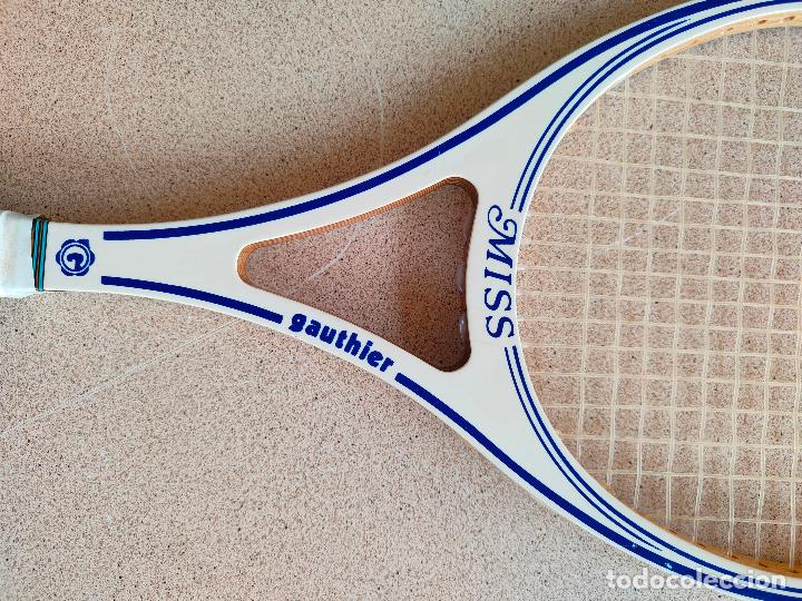 Coleccionismo deportivo: Raqueta de tenis antigua Gauthier - Foto 3