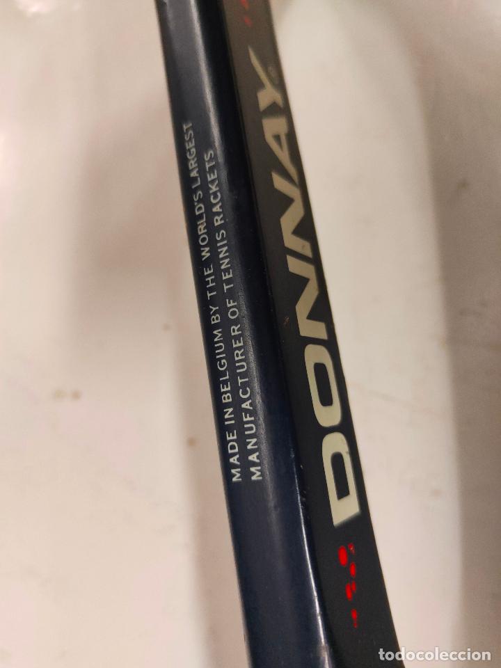 Coleccionismo deportivo: Raqueta de tenis antigua de madera Donnay - Foto 4