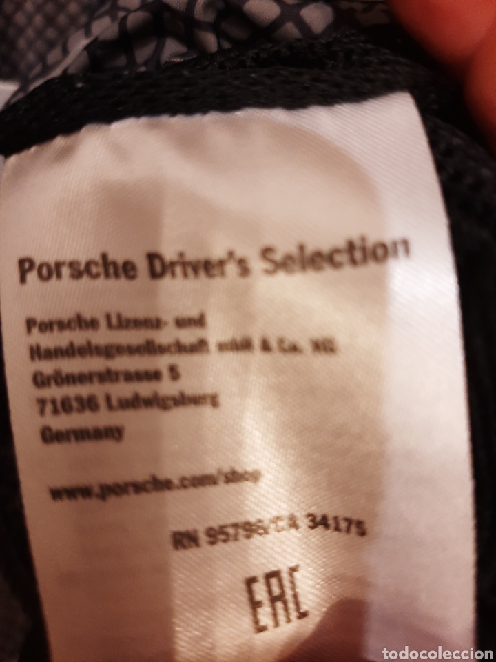 Coleccionismo deportivo: Chaqueta impermeable / cortavientos original Porsche - Foto 7